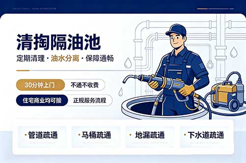 宝坻清掏隔油池